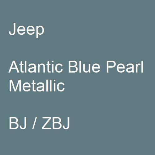 Jeep, Atlantic Blue Pearl Metallic, BJ / ZBJ.